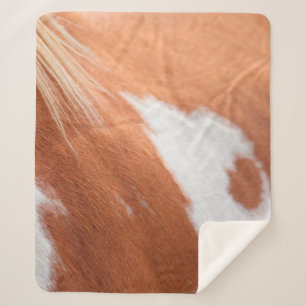Horse coat animal equine tan sherpa blanket
