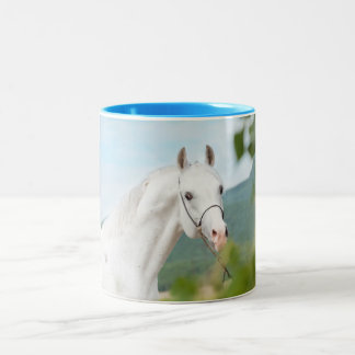 horse collection. arabian Two-Tone coffee mug