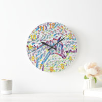 Horse Colours Of Life, Clock