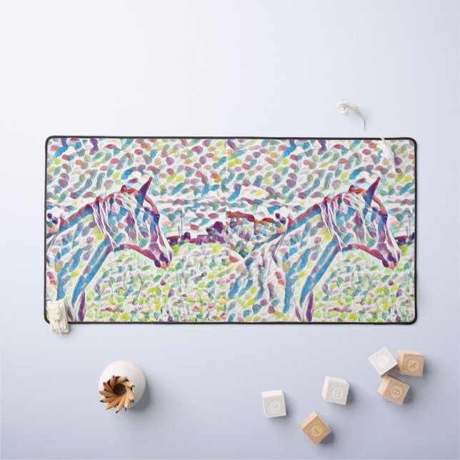 Horse Colours Of Life, Desk Mat (Kids Table)