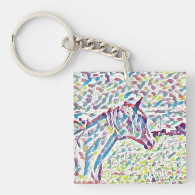 Horse Colours Of Life, Keyring (Front)