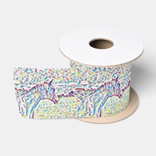 Horse Colours Of Life, Satin Ribbon