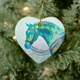 HORSE - COME CLOSER - DH CERAMIC ORNAMENT
