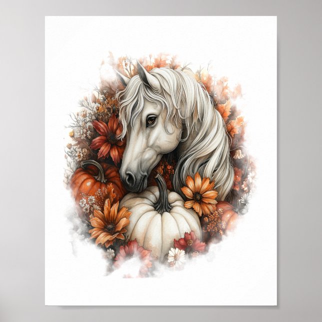 Horse Country Pumpkin Poster (Front)
