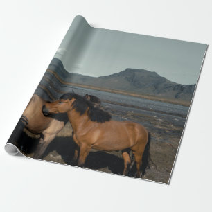 HORSE COUPLE WRAPPING PAPER