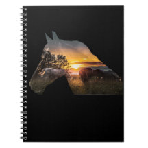 Horse Cover Spiral Notebook