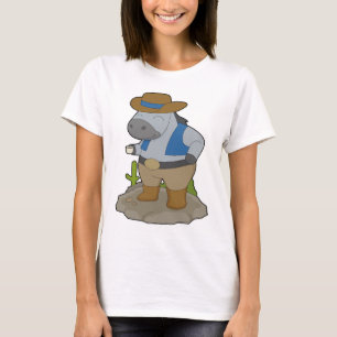 Horse Cowboy Cowboy hat T-Shirt