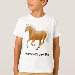 Horse Crazy Kid Kids Ringer T-Shirt