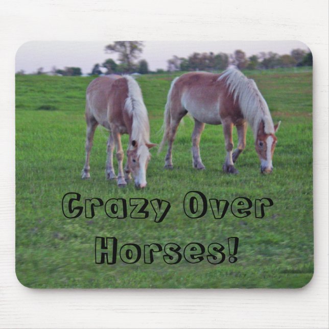 Horse Crazy Mouse Pad (Front)