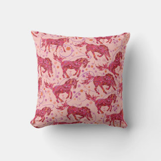 Horse cushion, with fun fair ground vibes. cushion