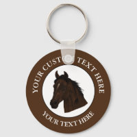 Horse Custom Text Classic Icon Logo 
