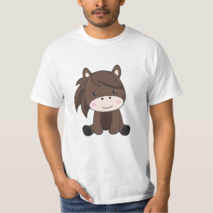 Horse Cute Pony Equine Rider For Children T-Shirt