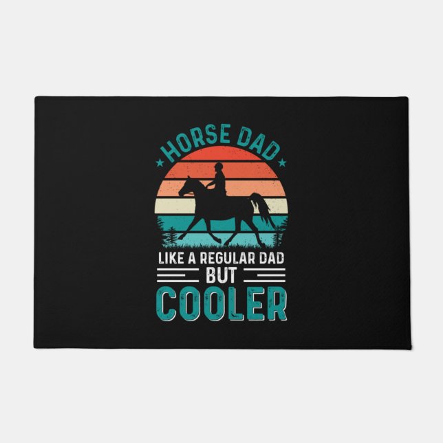 Horse Dad Doormat (Front)