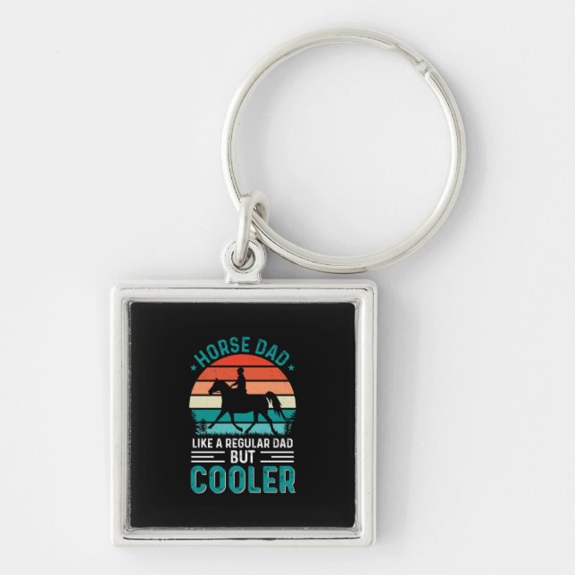 Horse Dad Key Ring (Front)