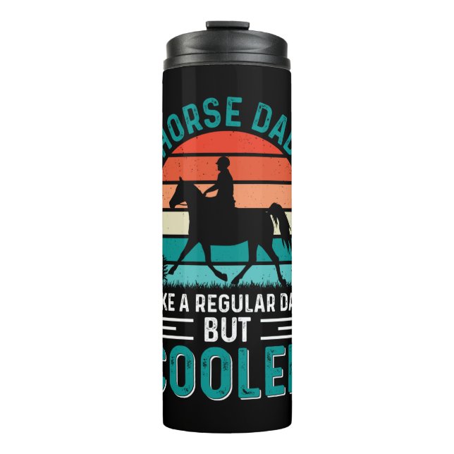 Horse Dad Thermal Tumbler (Front)