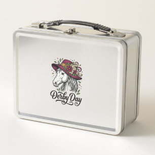 Horse Dad Vintage Western Cowboy Rider Shirt Desig Metal Lunch Box