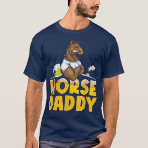 Horse Daddy Horse Dad Farmer Poultry Farmer T-Shirt
