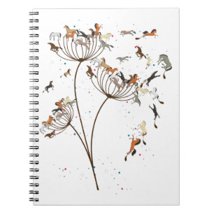 Horse Dandelion Horsing For Horses Lover Notebook