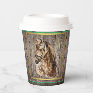 Horse decoration Paper cup
