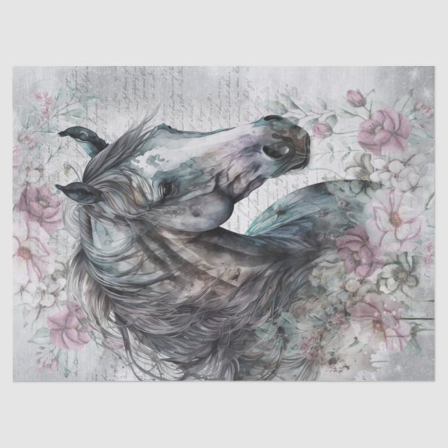 Horse Decoupage Tissue Paper (Front)
