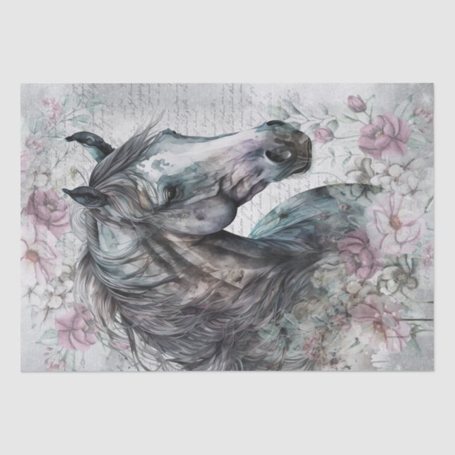 Horse Decoupage Tissue Paper (Front)