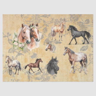 Horse Decoupage Variety  Tissue Paper