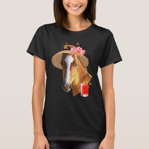 Horse Derby Riding Rider Jockey Rancher Horseman E T-Shirt