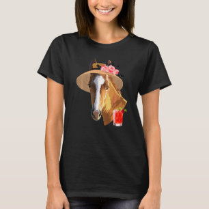 Horse Derby Riding Rider Jockey Rancher Horseman E T-Shirt