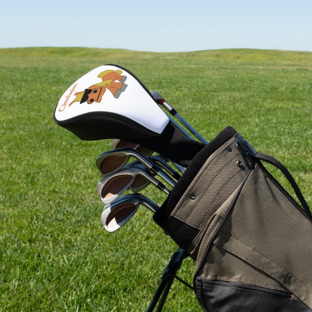 Horse Design Golf Head Cover (In Situ)