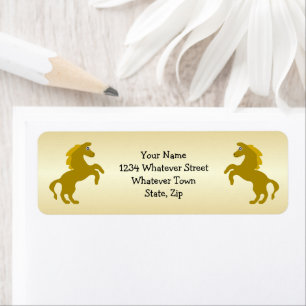 Horse Design Return Address Label
