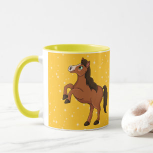 Horse Design, Rustic Farm Animal Artwork Cup