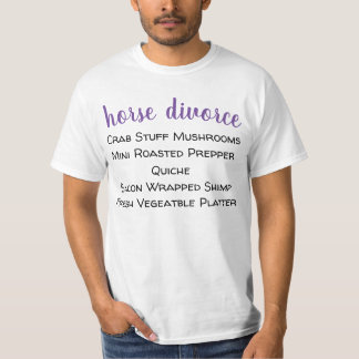 horse divorce T-Shirt