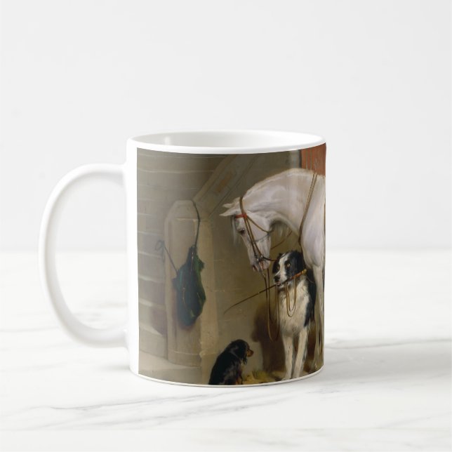 Horse dog Favourites painting art Landseer Propert Coffee Mug (Left)