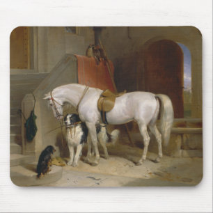 Horse dog Favourites painting art Landseer Propert Mouse Pad