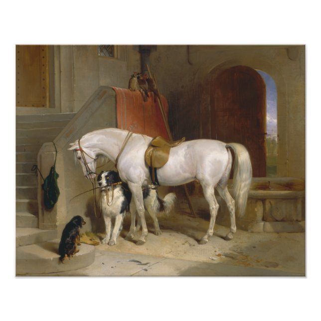 Horse dog Favourites painting art Landseer Propert Photo Print (Front)