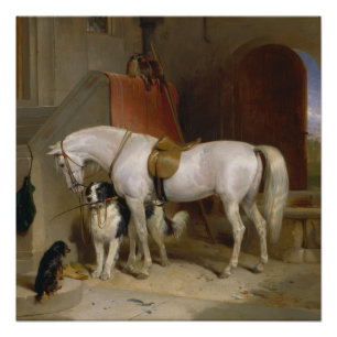 Horse dog Favourites painting art Landseer Propert Poster