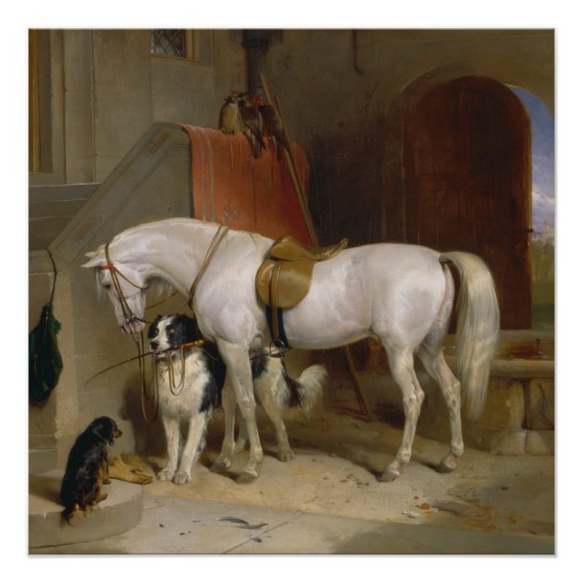 Horse dog Favourites painting art Landseer Propert Poster (Front)