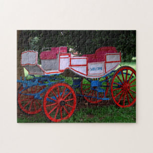 Horse Drawn Carriage India. Jigsaw Puzzle