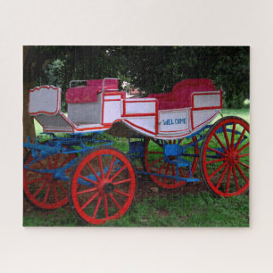 Horse Drawn Carriage India. Jigsaw Puzzle