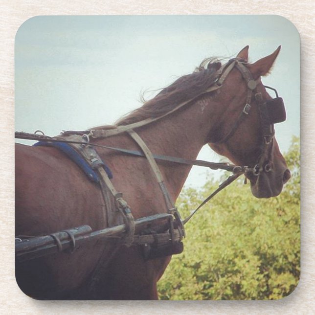 Horse Drawn Transportation Coaster (Front)