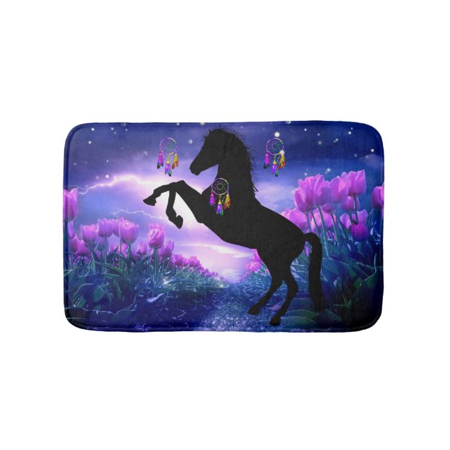 Horse Dreamcatcher Bath Mat (Front)