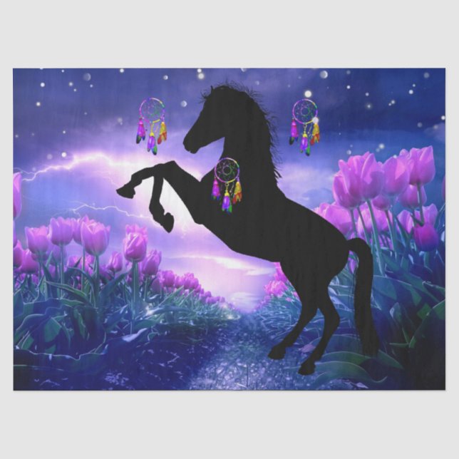 Horse Dreamcatcher Tissue Paper (Front)