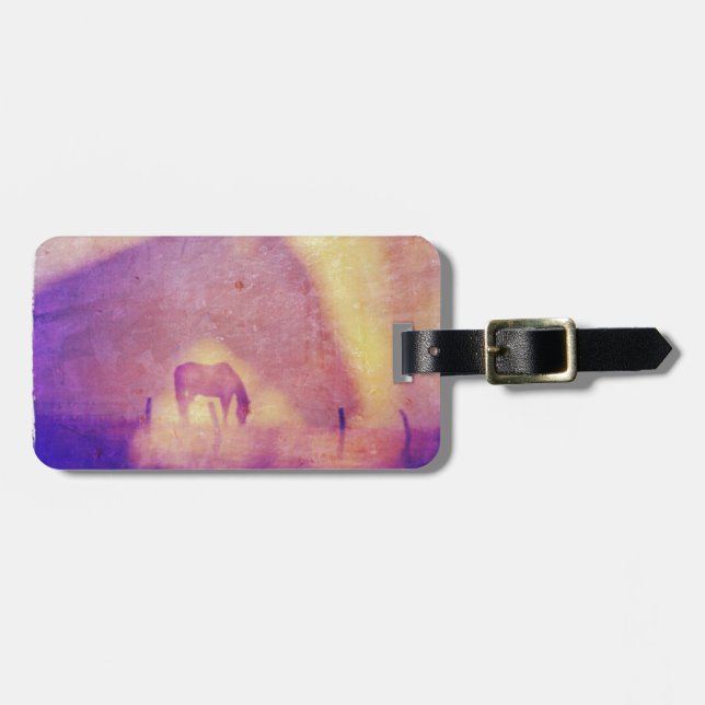 Horse Dreams Luggage Tag (Front Horizontal)