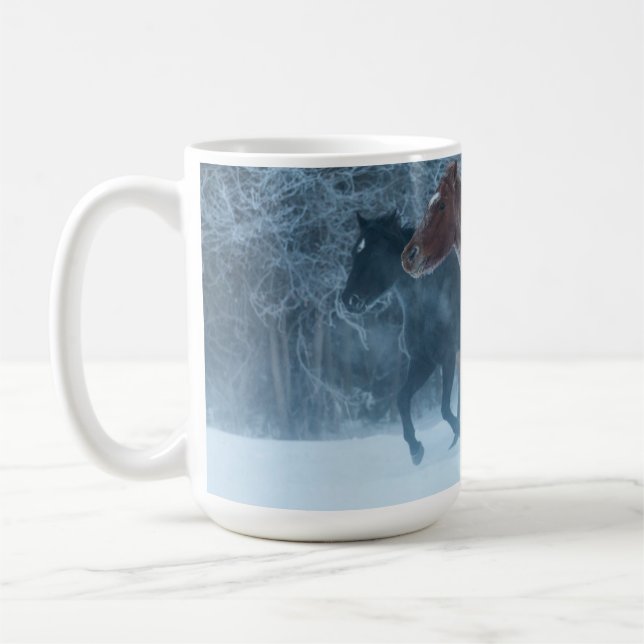 Horse Drive Coffee Mug (Left)