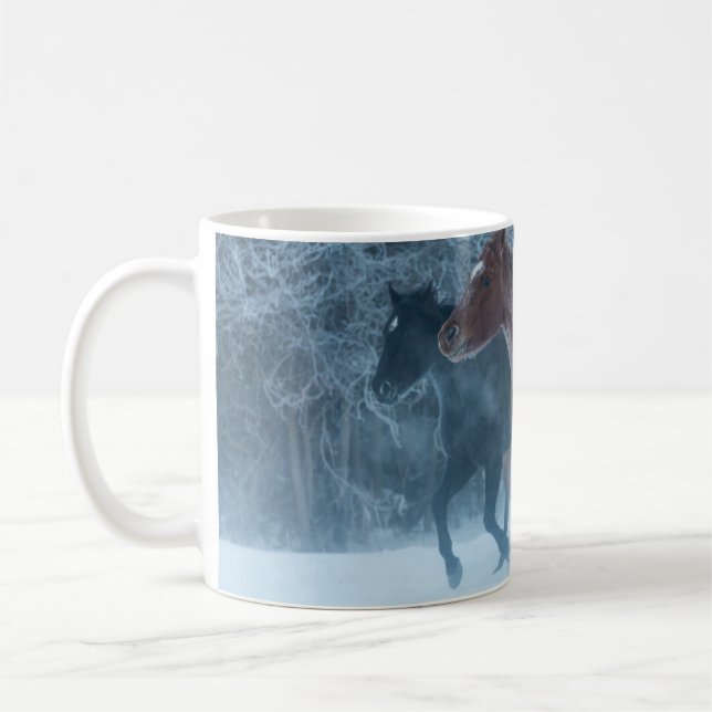 Horse Drive Coffee Mug (Left)
