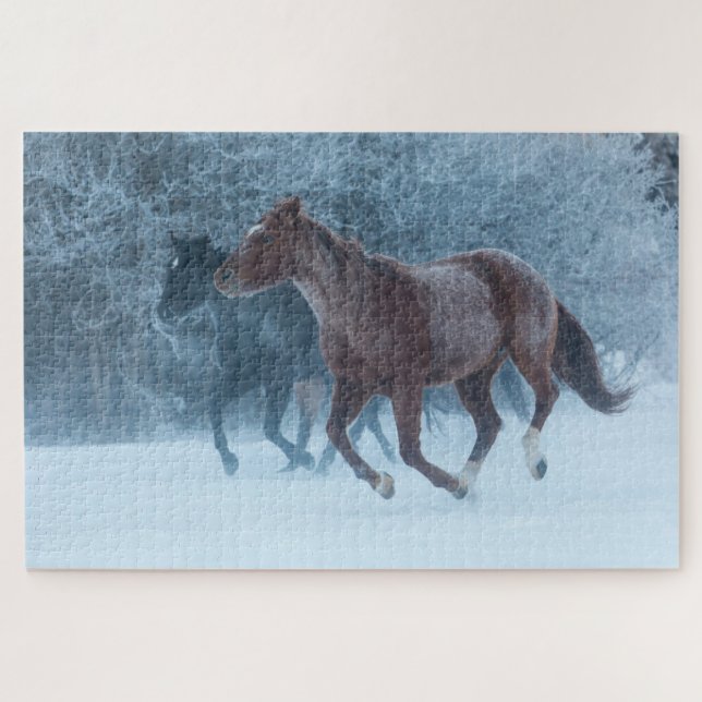 Horse Drive Jigsaw Puzzle (Horizontal)