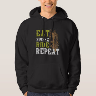 Horse - Eat Sleep Ride Repeat Hoodie