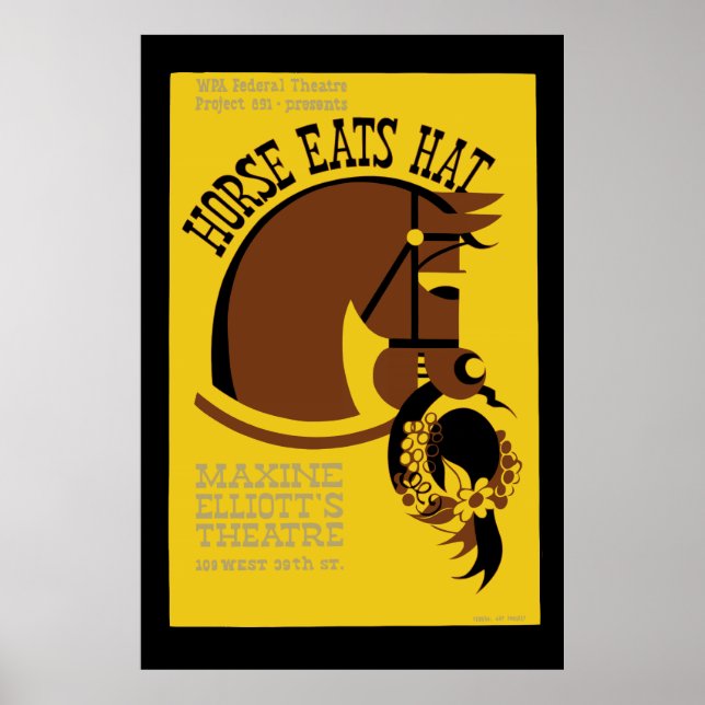 Horse Eats Hat Poster (Front)
