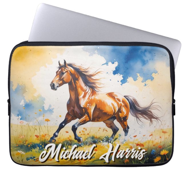 Horse Electronics Bag | Custom Men's Gifts (Front)