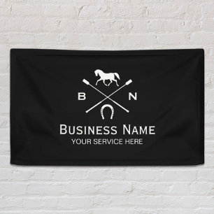 Horse Elegant Horseback Riding Equestrian Equine Banner